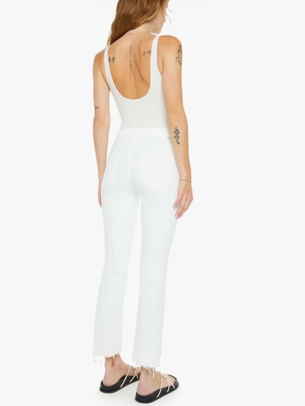 MOTHER The Insider Crop Step Fray in Fairest of Them All Size 27 (4) NWT - Picture 6 of 10